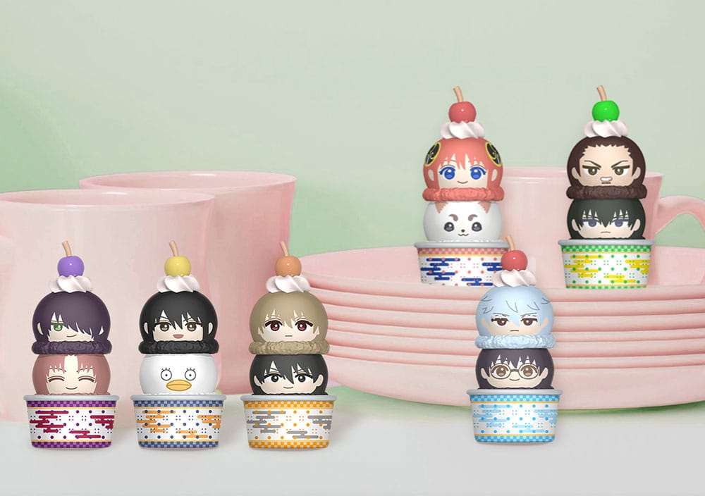 Gintama - Tsumichen Stack up & Change Sammelfiguren 8 cm Sortiment (6) Figur – Bild 1