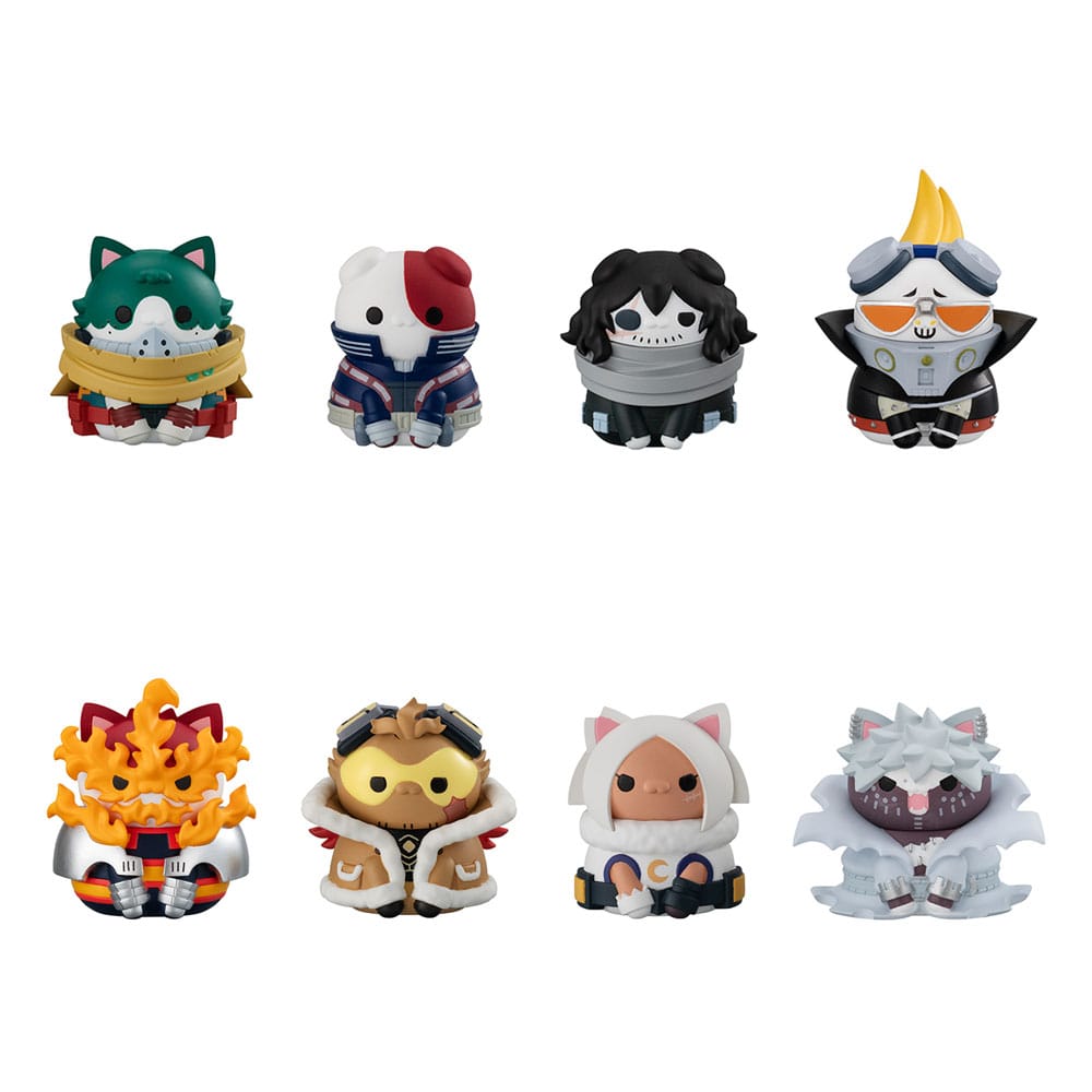 My Hero Academia - Mega Cat Project Minifiguren Heroaca Cats No.01 3 cm Blind Box Sortiment (8) (Repeat) Figur – Bild 1