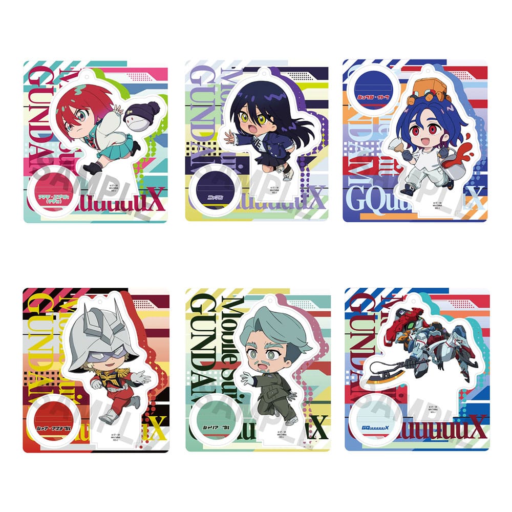 Gundam - Mobile Suit Gundam GQuuuuuuX Acryl Figuren 9 cm Display (6) – Bild 1