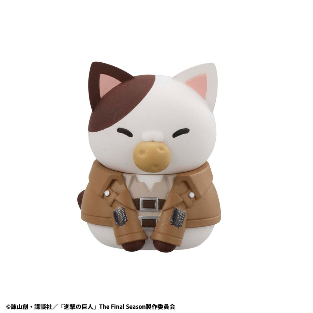 Attack on Titan - Mega Cat Project Minifiguren Attack on Tinyan Gathering Scout Regiment danyan! 3 cm Blind Box Display (8) (Repeat) Figur – Bild 6