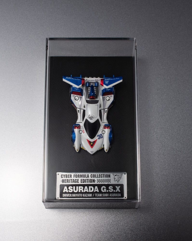 Future GPX Cyber Formula - Fahrzeug Asurada G.S.X Heritage Edition Figur – Bild 5