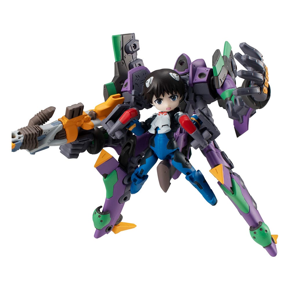 Evangelion - Desktop Army Actionfigur Shinji Ikari & Evangelion No. 1 New Theatrical Edition Figur – Bild 1