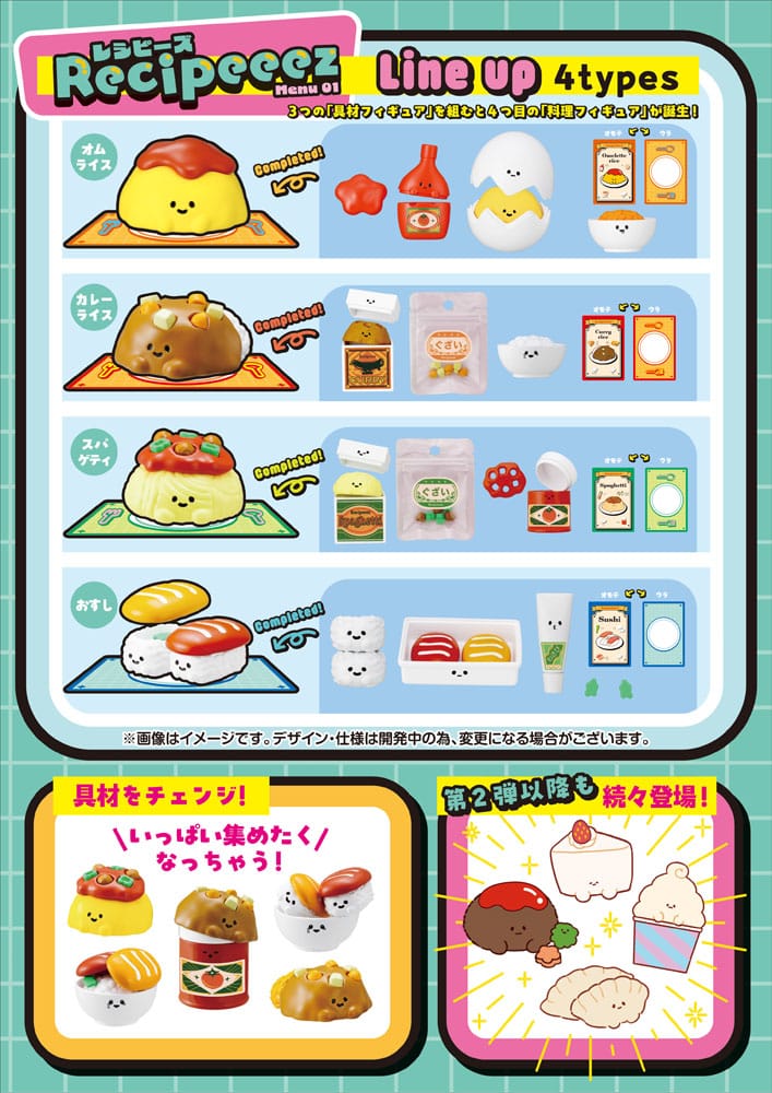 Sonstige - Recipeeez Sammelfiguren Menu 01 3 cm Sortiment (4) – Bild 14
