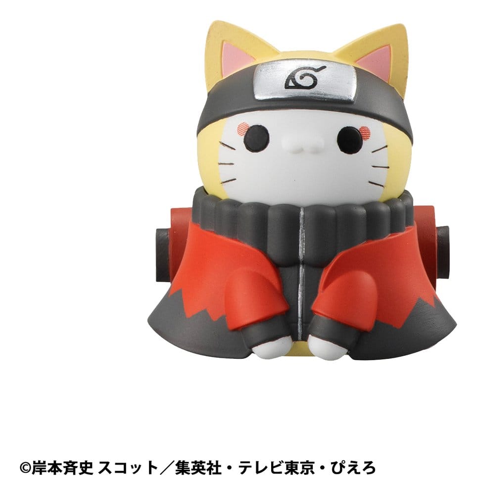 Naruto - Shippuden Mega Cat Project Sammelfiguren Defense Battle of Village of Konoha! 3 cm Nyaruto! Blind Box Sortiment (8) (re-run) Figur – Bild 2