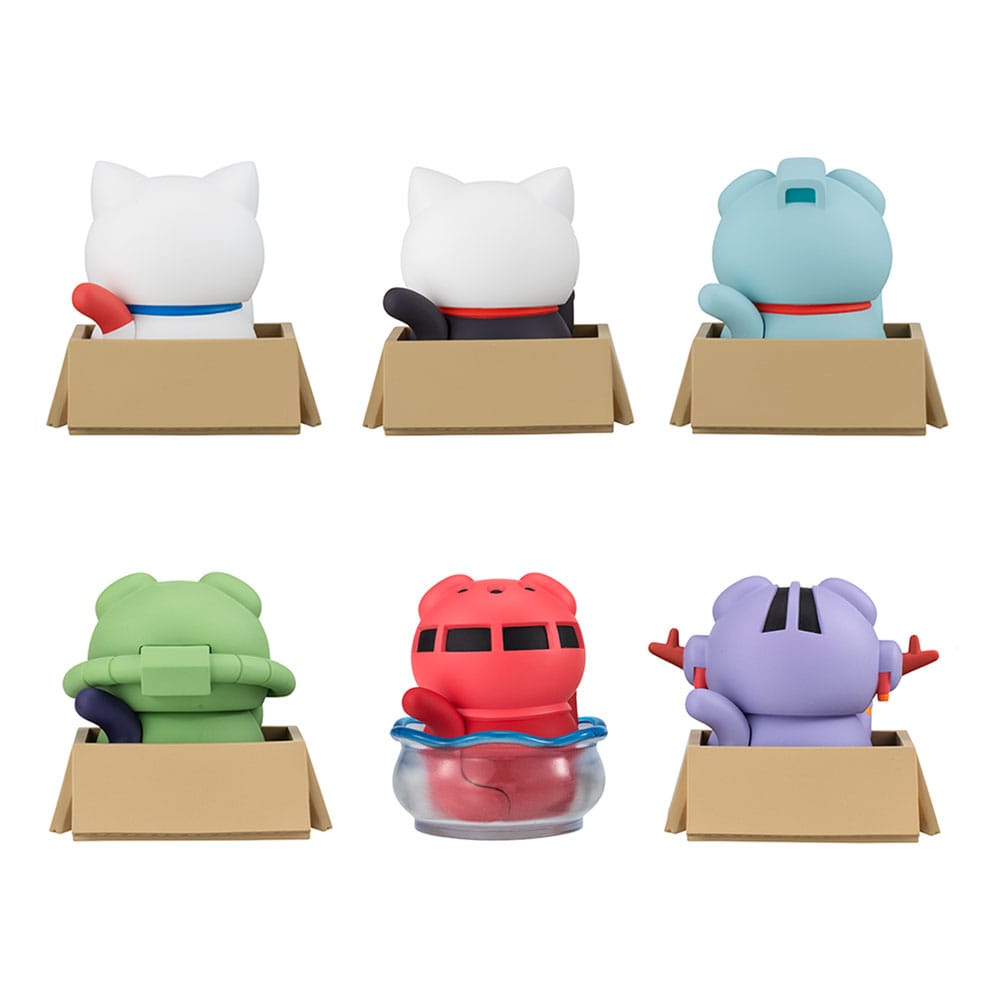 Gundam - Mobile Suit Gundam Mega Cat Project Nyandam Sammelfiguren Luckycat 6 cm Blind Box Sortiment (6) – Bild 9