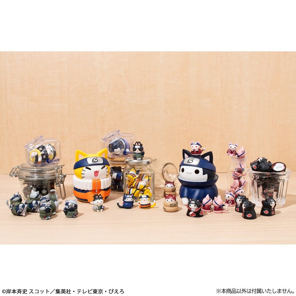 Naruto - Mega Cat Project Minifiguren 3 cm Nyaruto! Cats of Konoha Village Reboot Blind Box Display (8) (Repeat) Figur – Bild 10