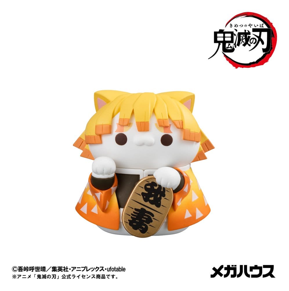Demon Slayer: Kimetsu no Yaiba - Mega Cat Project Sammelfiguren Fortune Cats Ver. 01 7 cm Blind Box Sortiment (8) Figur – Bild 5