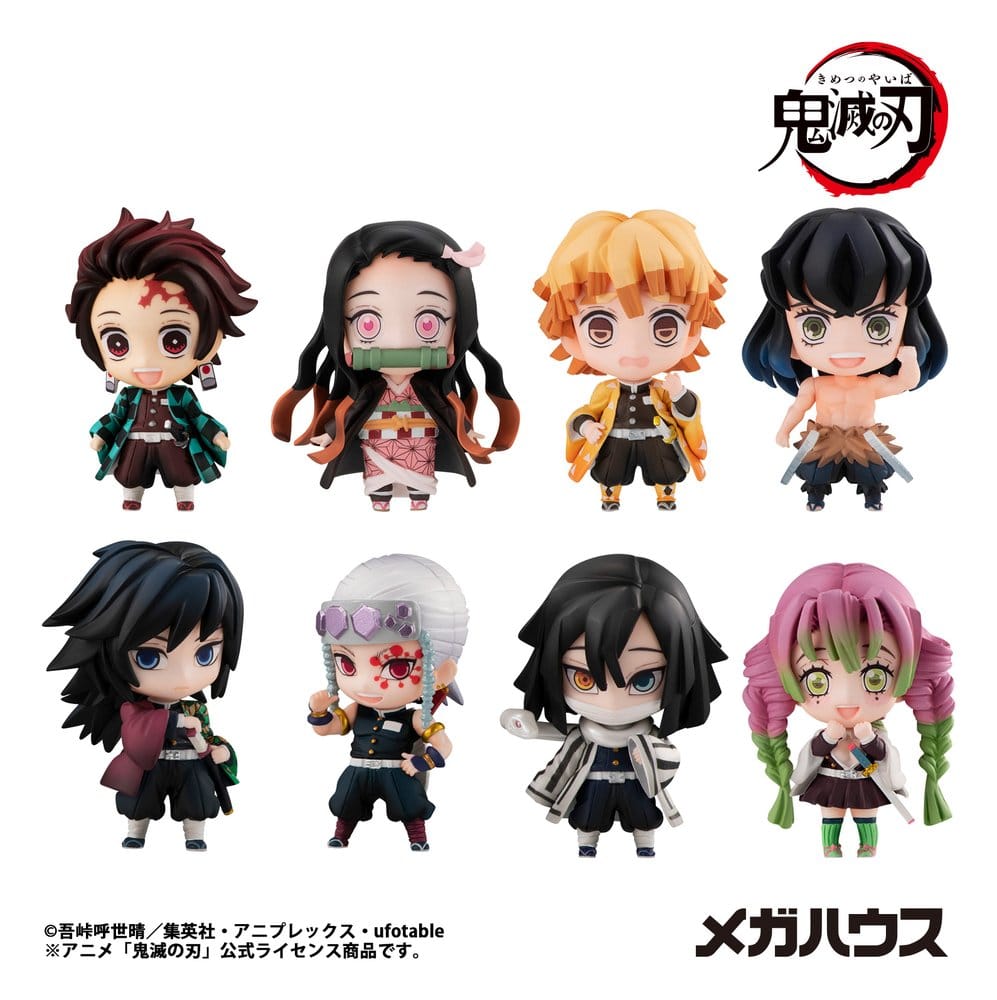 Demon Slayer: Kimetsu no Yaiba - Demon Slayer Kimetsu no Yaiba Sammelfiguren Tanjiro & Friends 5 cm Sortiment (8) – Bild 1