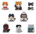 Bleach - Mega Cat Project Minifiguren 3 cm Thousand-Year Blood War Bleach Nyan Blind Box Display (8) (Repeat) Figur – Bild 1