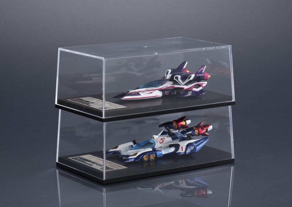 Future GPX Cyber Formula - Fahrzeuge 2er-Pack vAsurada AKF-0/G spiral boost mode & OGRE AN-21 super Aero boost mode Set Heritage Edition Figur – Bild 1