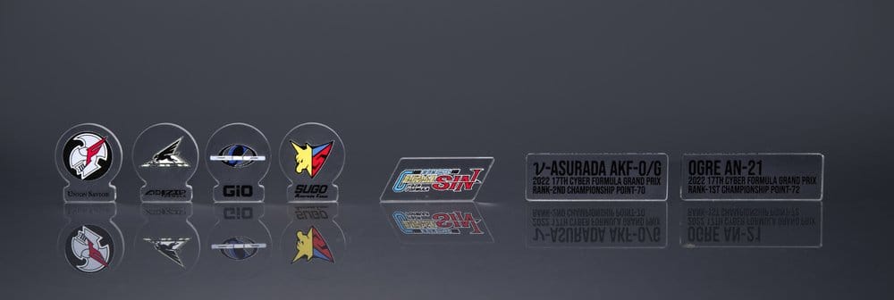 Future GPX Cyber Formula - Fahrzeuge 2er-Pack vAsurada AKF-0/G spiral boost mode & OGRE AN-21 super Aero boost mode Set Heritage Edition Figur – Bild 4