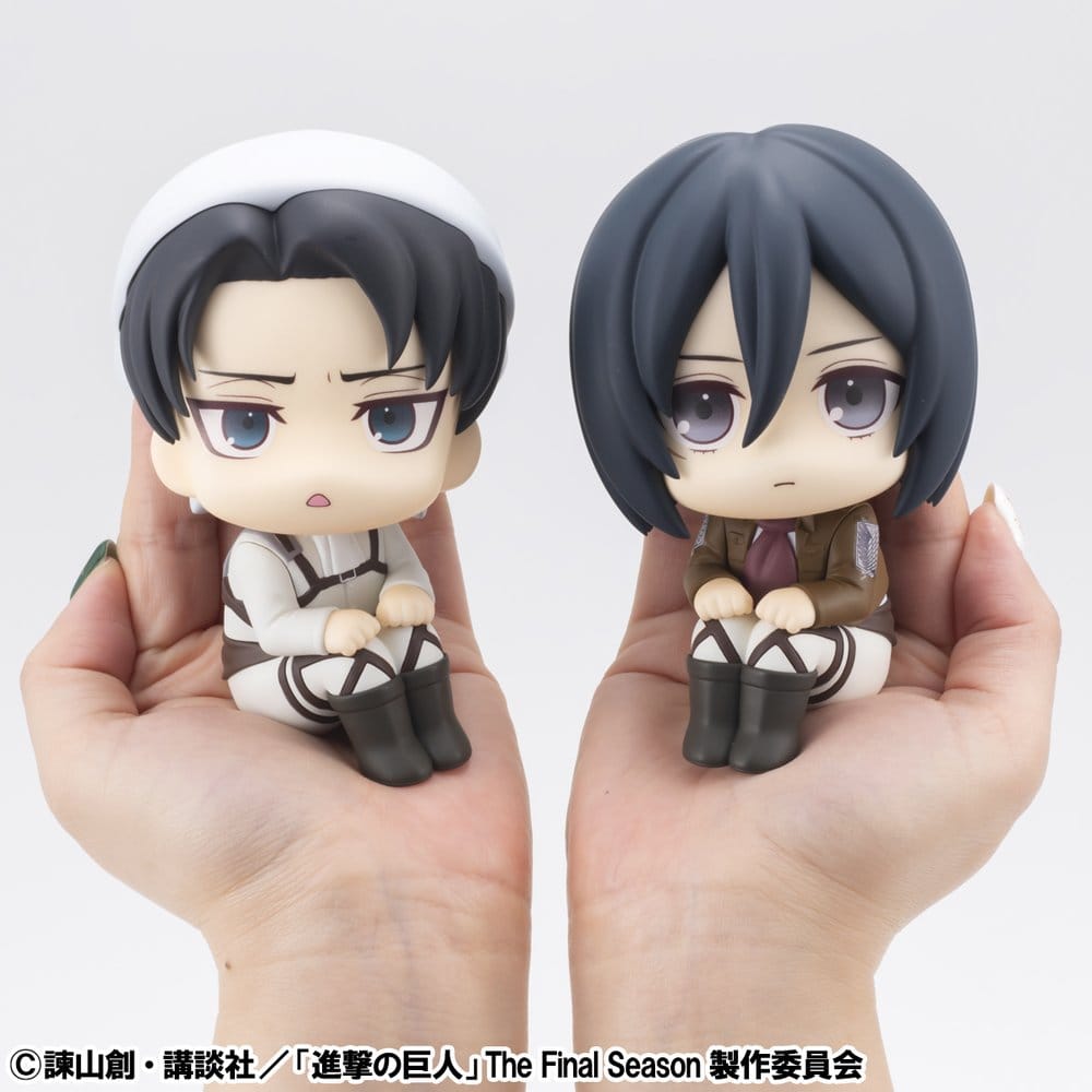 Attack on Titan - Look Up PVC Statuen Levi Cleaning up Ver. & Mikasa Ackerman (with gift) Figur – Bild 16