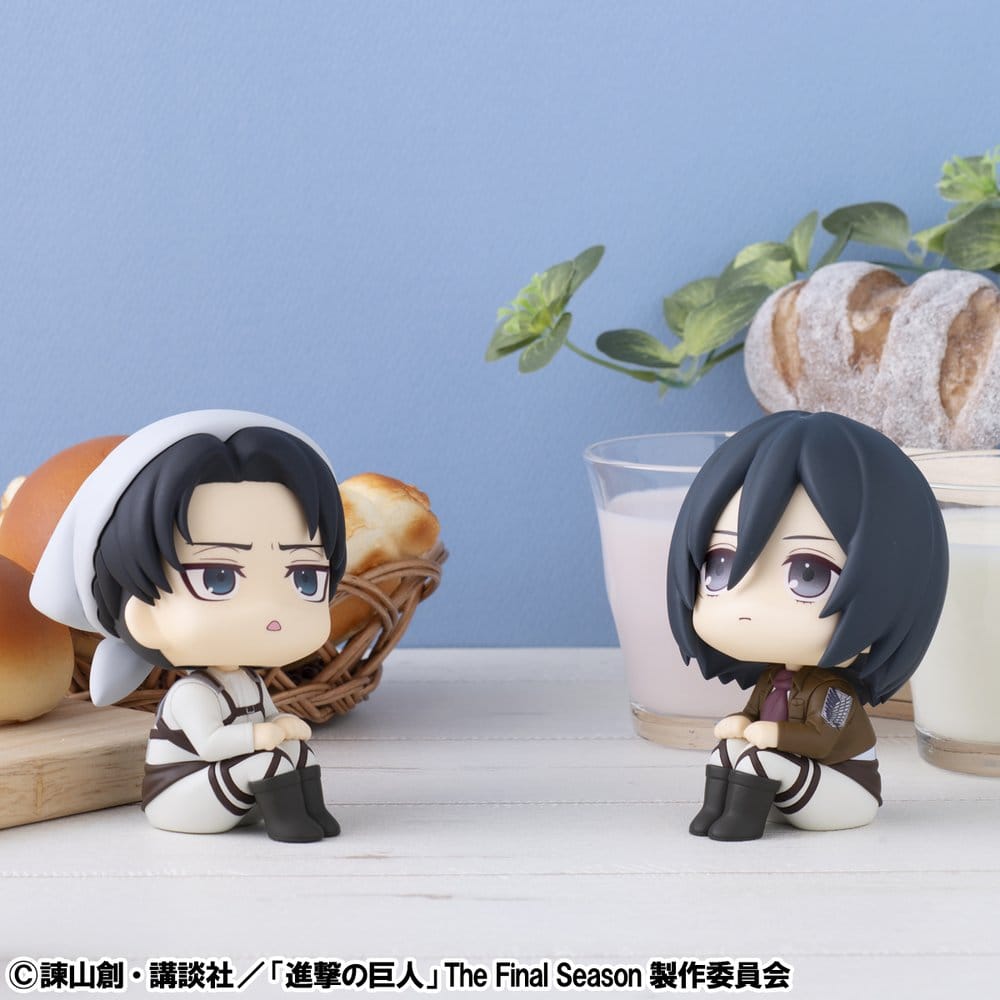 Attack on Titan - Look Up PVC Statuen Levi Cleaning up Ver. & Mikasa Ackerman (with gift) Figur – Bild 17