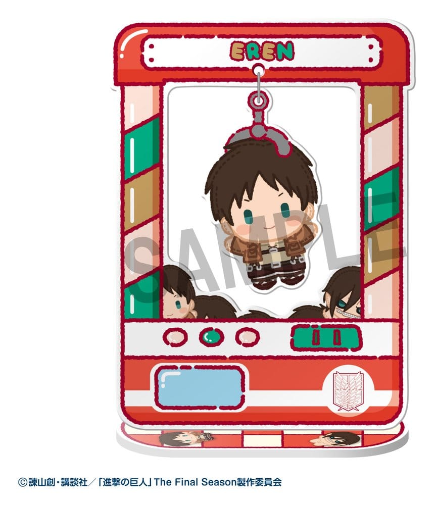 Attack on Titan - Acryl Figuren Chara Catcher 9 cm Blind Box Display (8) Figur – Bild 2