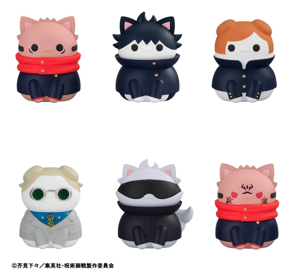 Jujutsu Kaisen - Mega Cat Project Minifiguren Jujutsu Cats Shibuya Incident Ver. 3 cm Blind Box Sortiment (8) (Repeat) Figur – Bild 1