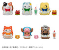 One Piece - Mega Cat Project Minifiguren NyanPieceNyan! Diner! 3 cm Blind Box Display (6) Figur – Bild 1