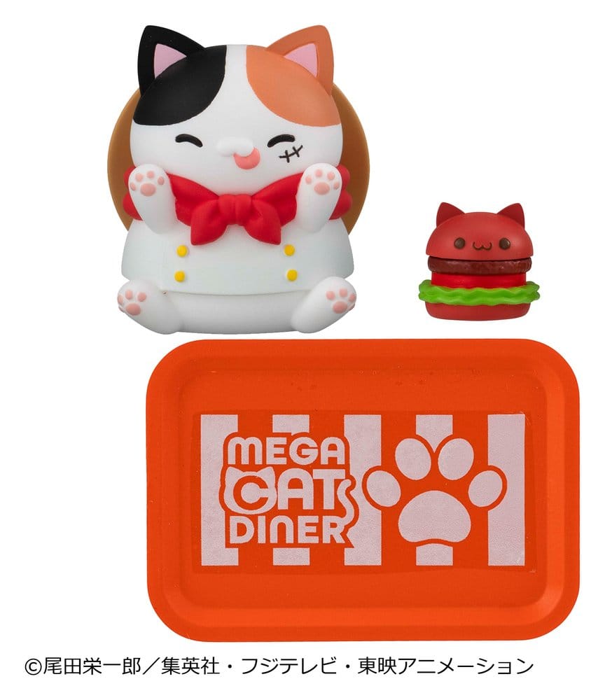 One Piece - Mega Cat Project Minifiguren NyanPieceNyan! Diner! 3 cm Blind Box Display (6) Figur – Bild 2