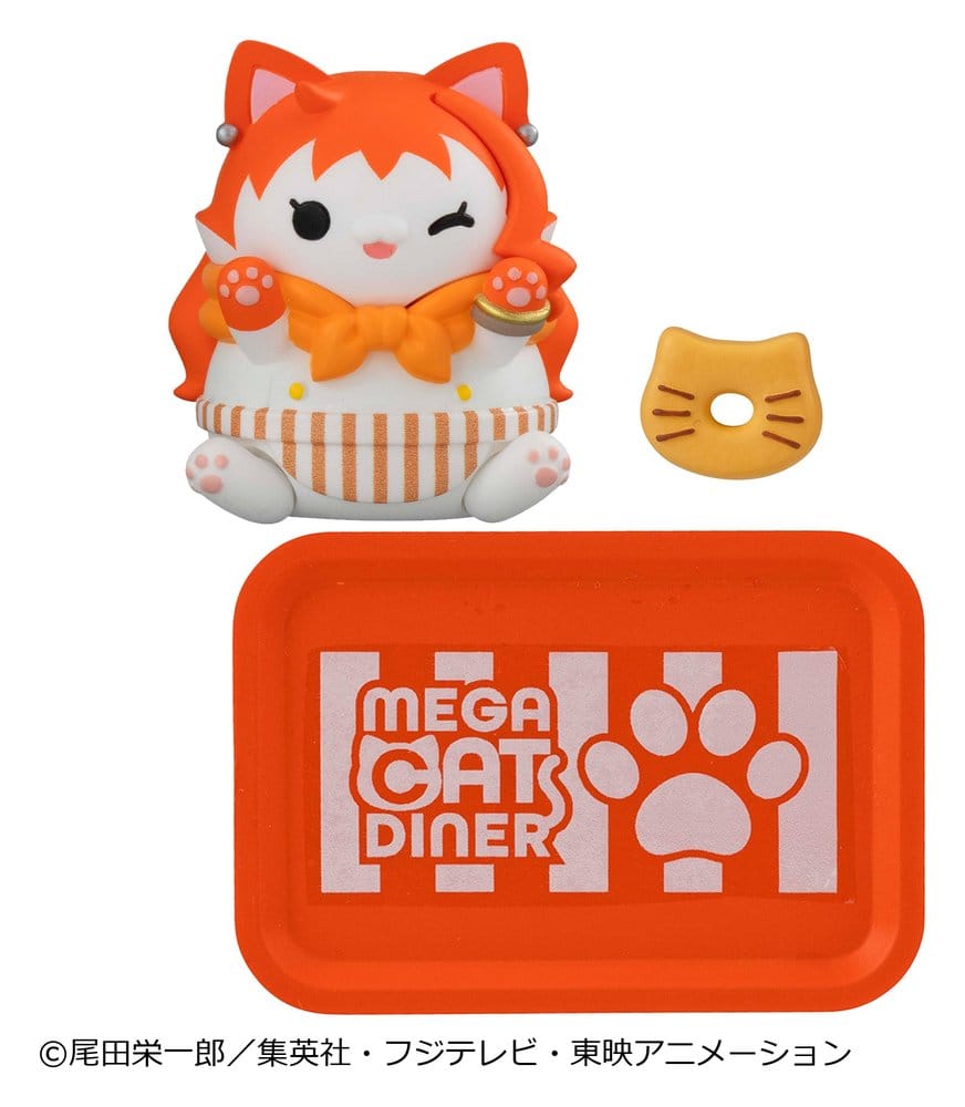 One Piece - Mega Cat Project Minifiguren NyanPieceNyan! Diner! 3 cm Blind Box Display (6) Figur – Bild 4