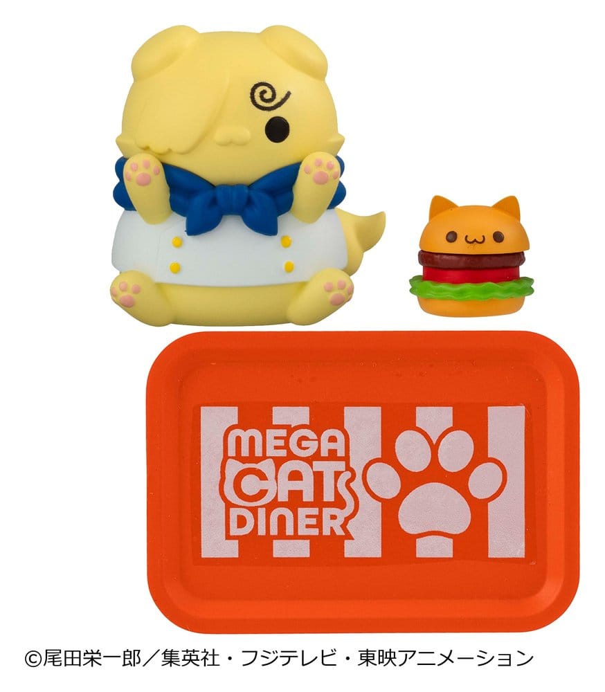 One Piece - Mega Cat Project Minifiguren NyanPieceNyan! Diner! 3 cm Blind Box Display (6) Figur – Bild 5