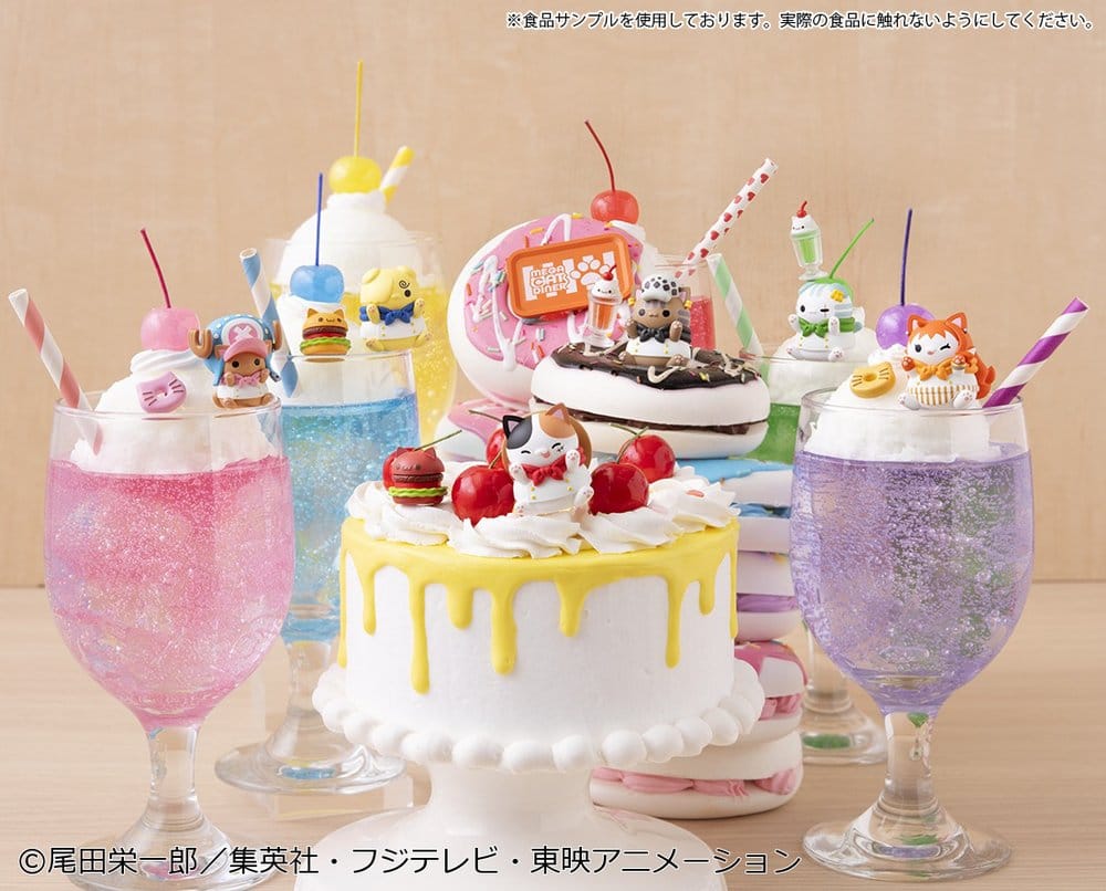 One Piece - Mega Cat Project Minifiguren NyanPieceNyan! Diner! 3 cm Blind Box Display (6) Figur – Bild 9