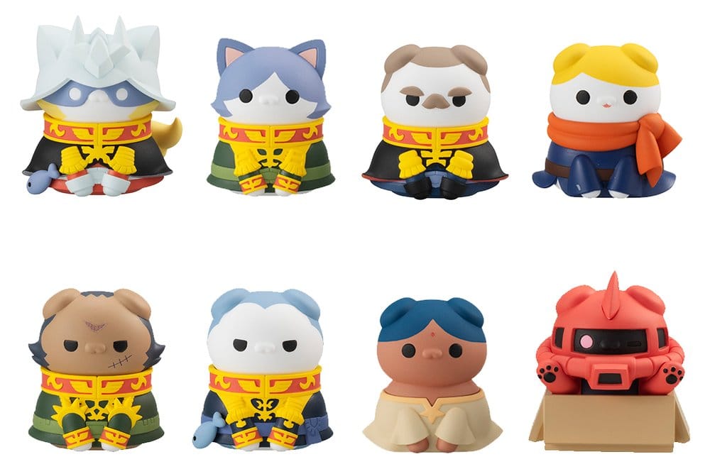 Gundam - Mega Cat Project Minifiguren Nyandam We are the Principality of Zeon! Blind Box Sortiment (8) (Repeat) Figur – Bild 1