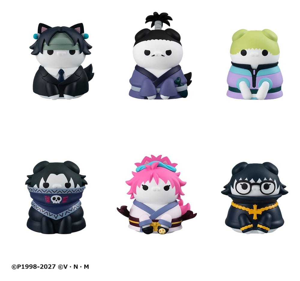Hunter x Hunter - Mega Cat Project Minifiguren Nyanter x Nyanter the Phantom Troupe x Cat 3 cm Blind Box Display (8) Figur – Bild 1