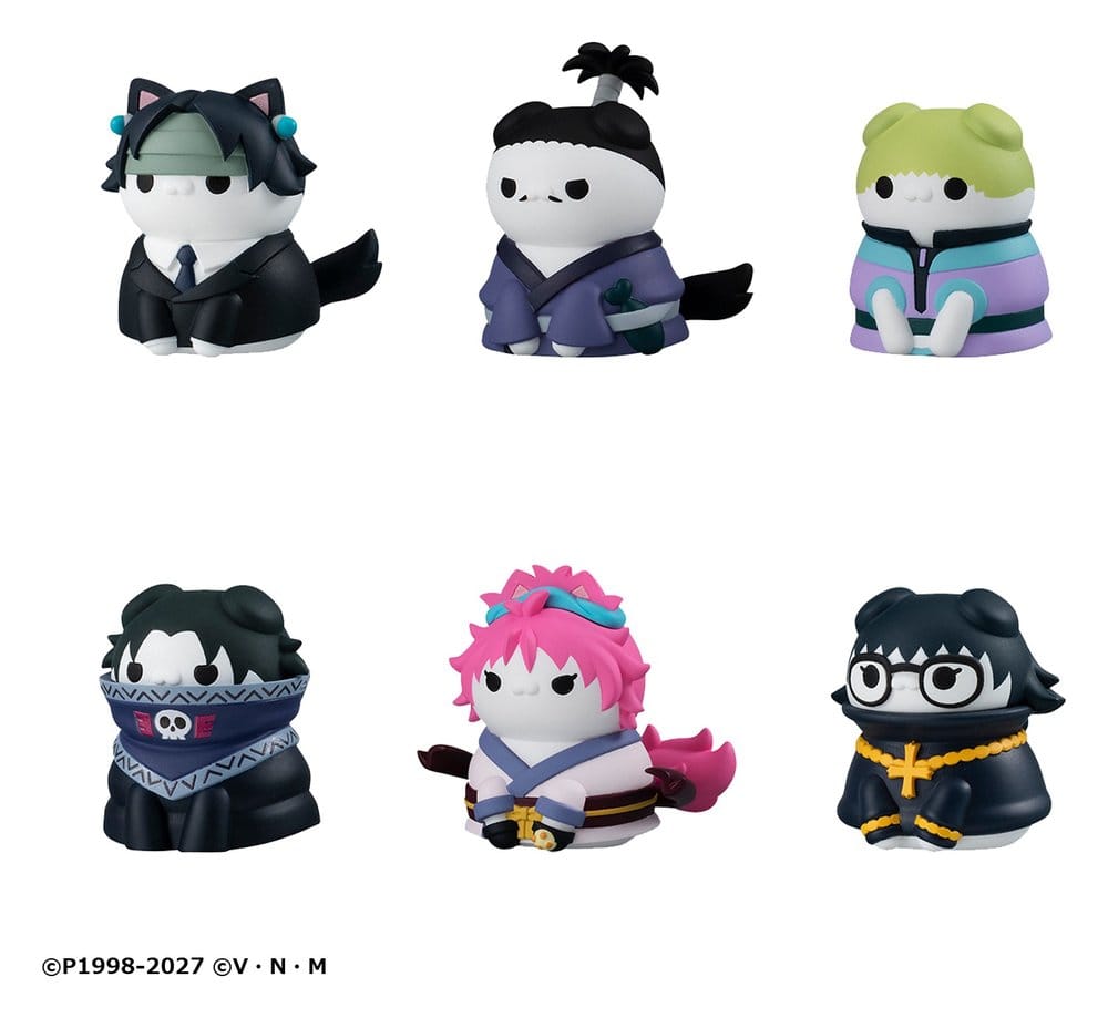 Hunter x Hunter - Mega Cat Project Minifiguren Nyanter x Nyanter the Phantom Troupe x Cat 3 cm Blind Box Display (8) Figur – Bild 11