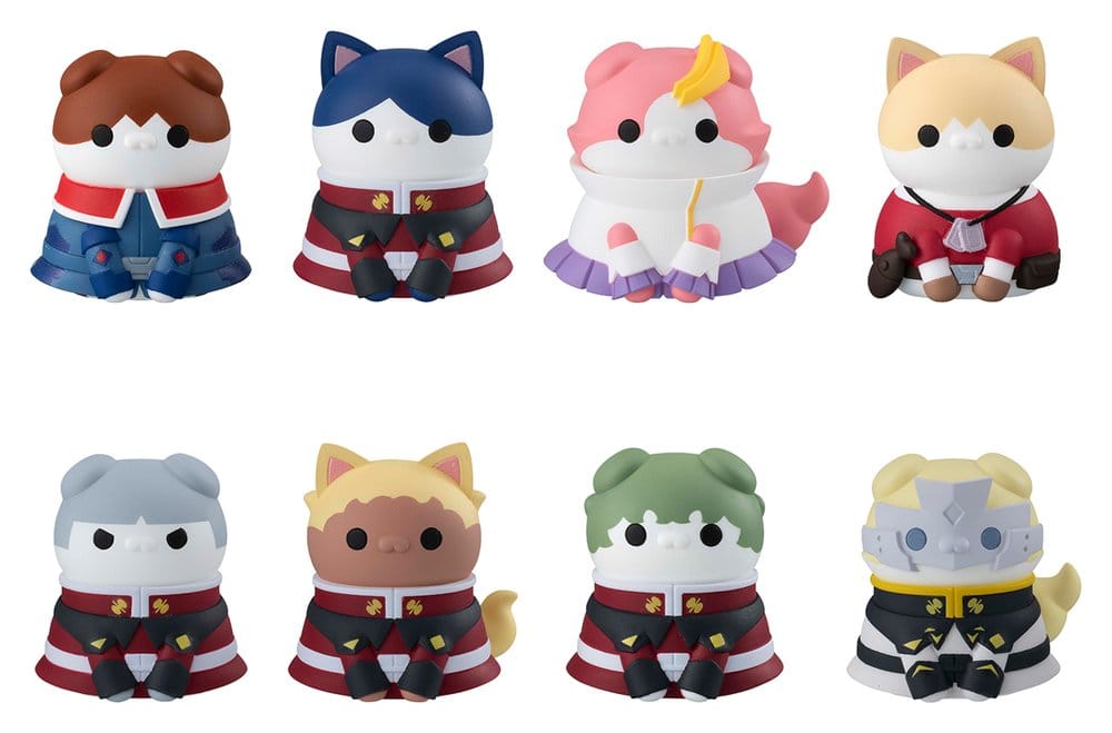 Gundam - Mobile Suit Gundam SEED Mega Cat Project Minifiguren Nyandam SEED Cats in Disguise Blind Box Display (8) – Bild 1