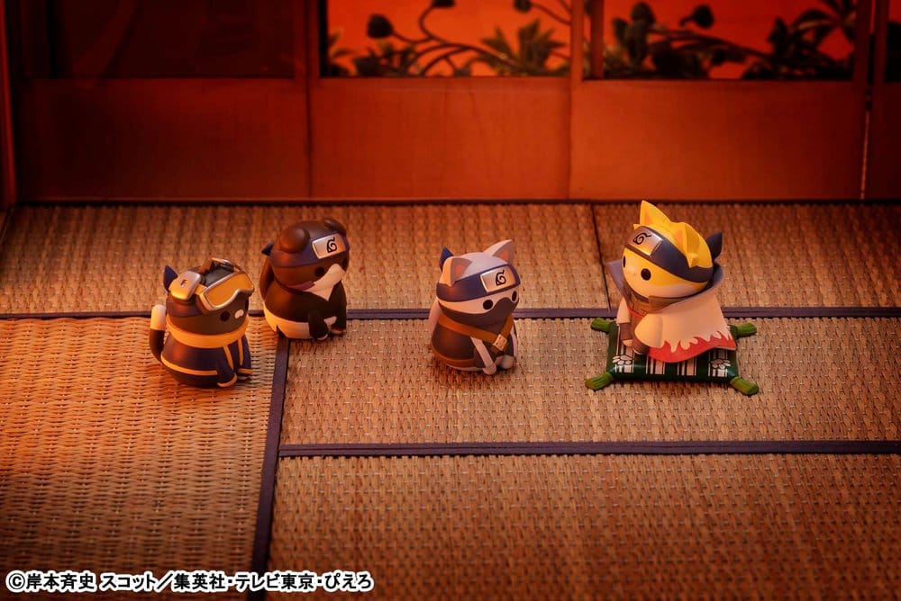 Naruto - Shippuden Mega Cat Project Nyaruto! Once upon a time in Konoha village Minifiguren 3 cm Blind Box Display (8) (Repeat) Figur – Bild 11