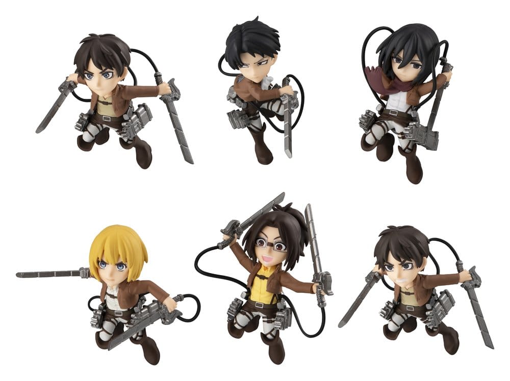 Attack on Titan - Tobimas Minifiguren 6er-Pack (with gift) – Bild 1