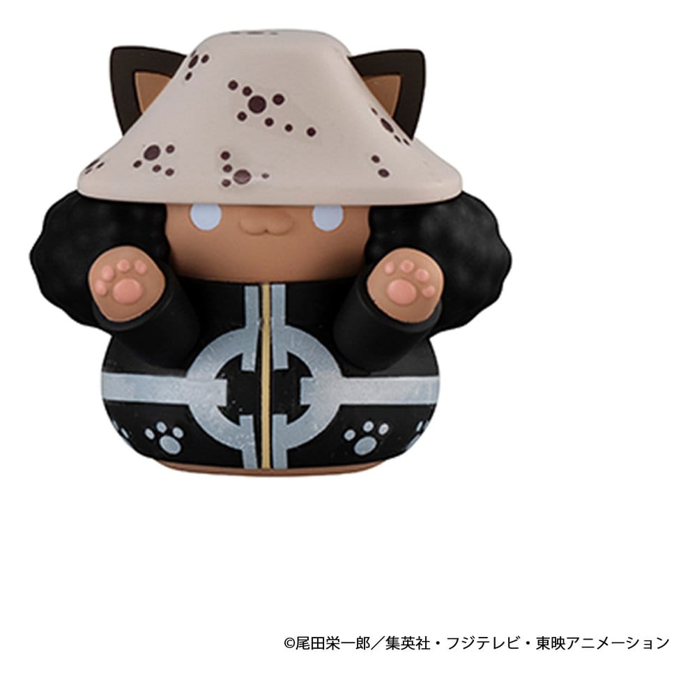 One Piece - Mega Cat Project Nyan Piece Nyan! Luffy & the Seven Warlords of the Sea Minifiguren 3 cm Blind Box Display (8) (Repeat) Figur – Bild 5