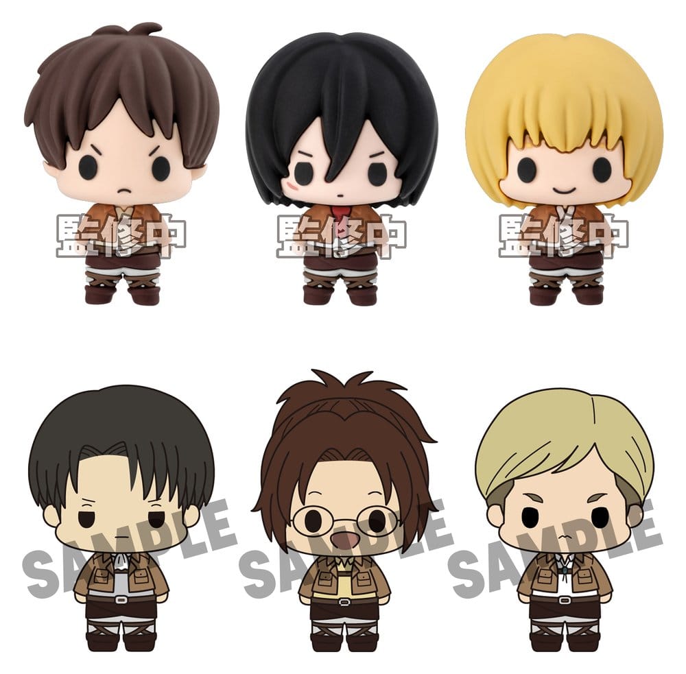 Attack on Titan - Chokorin Collection Minifiguren 5 cm Blind Box Display (6) Figur – Bild 1