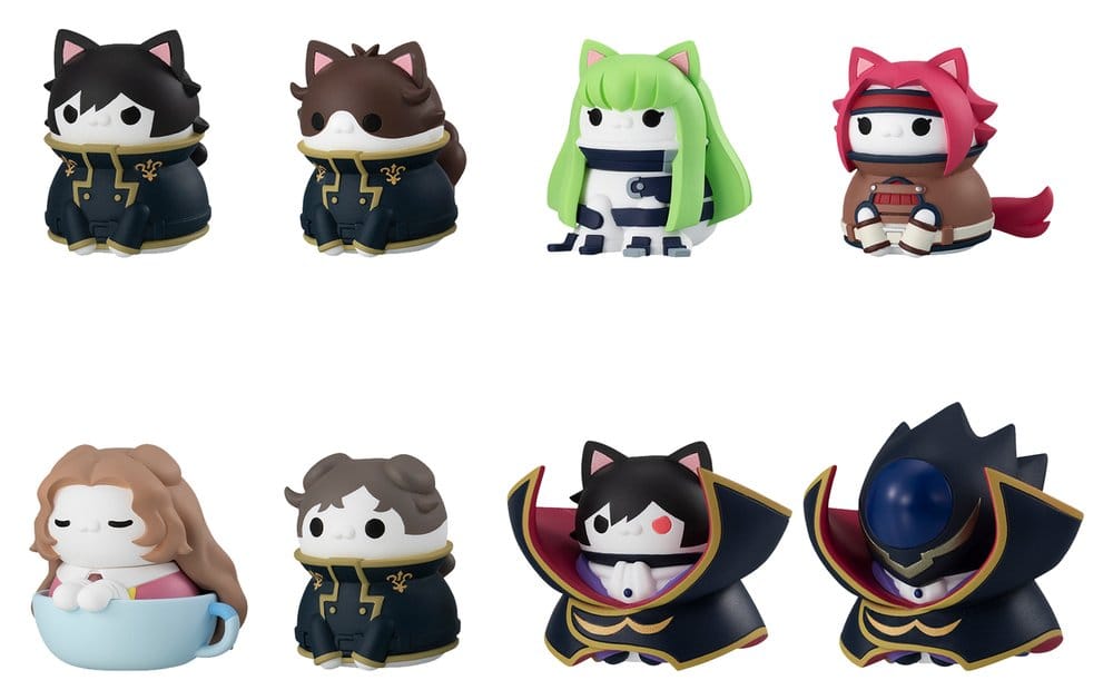 Code Geass - Lelouch of the Rebellion Mega Cat Project Minifiguren Code Genyass 3 cm Blind Box Sortiment (8) Figur – Bild 14
