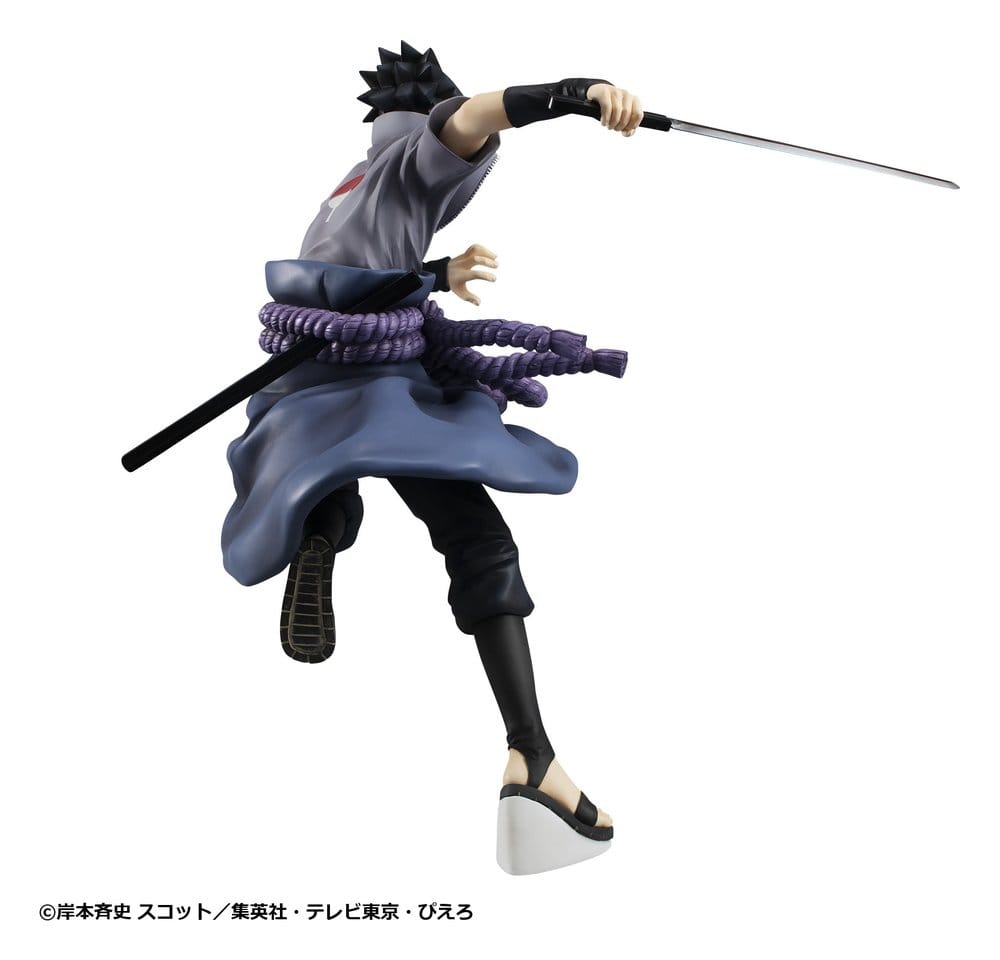 Naruto - Sasuke Uchiha Great Ninja War Ver. 23 cm (Repeat) - Shippuden G.E.M. Series – Bild 5