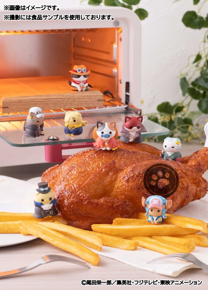 One Piece - Mega Cat Project Minifiguren NyanPieceNyan! I'm gonna be king of Paw-rates!! Blind Box Sortiment (8) (Repeat) – Bild 11