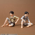 Attack on Titan - G.E.M. Series PVC Figuren 2er-Pack Eren Yeager & Squad Captain Levi Palm Size Figur – Bild 1