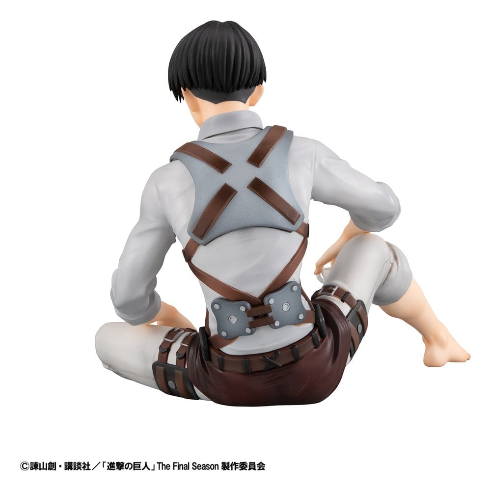Attack on Titan - G.E.M. Series PVC Figuren 2er-Pack Eren Yeager & Squad Captain Levi Palm Size Figur – Bild 16