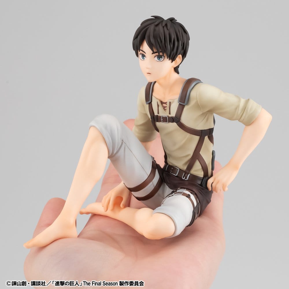 Attack on Titan - G.E.M. Series PVC Figuren 2er-Pack Eren Yeager & Squad Captain Levi Palm Size Figur – Bild 2