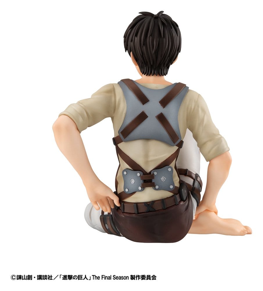 Attack on Titan - G.E.M. Series PVC Figuren 2er-Pack Eren Yeager & Squad Captain Levi Palm Size Figur – Bild 8