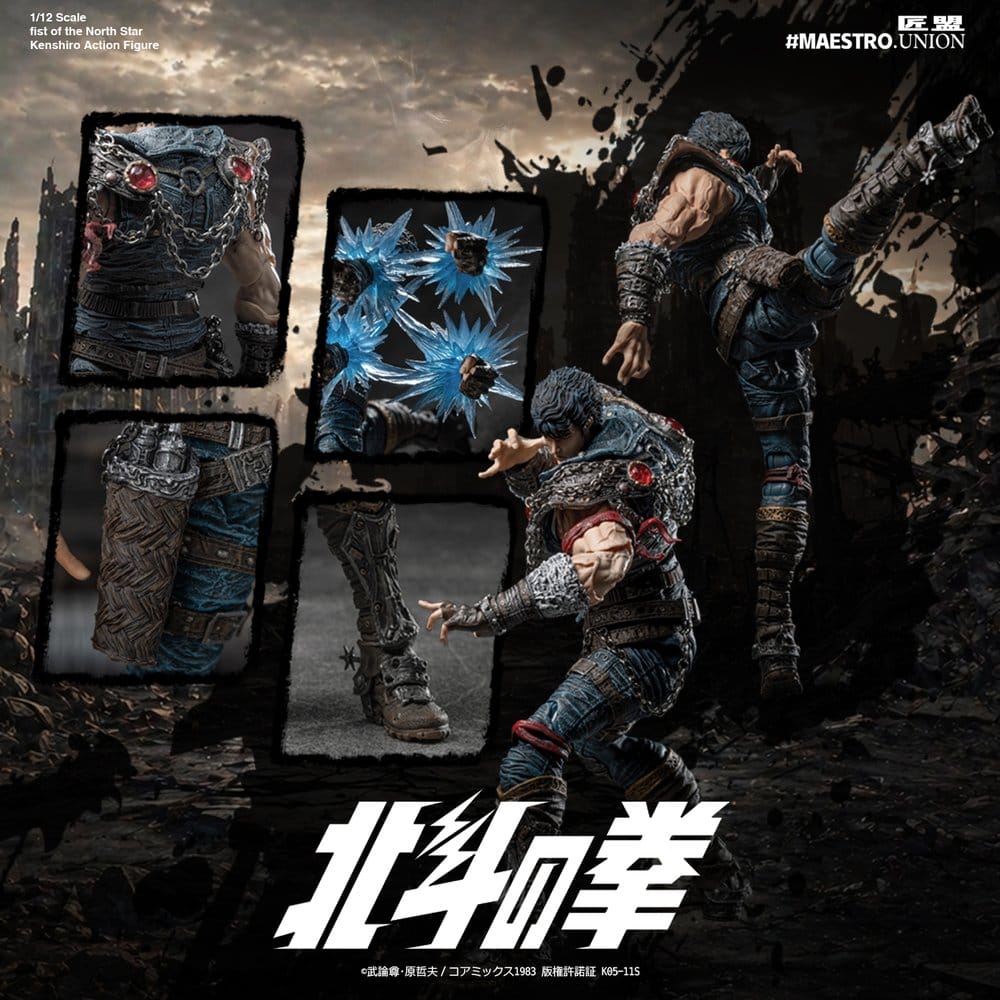 Fist of the North Star - Actionfigur Kenshiro 1/12 Scale Figur – Bild 15