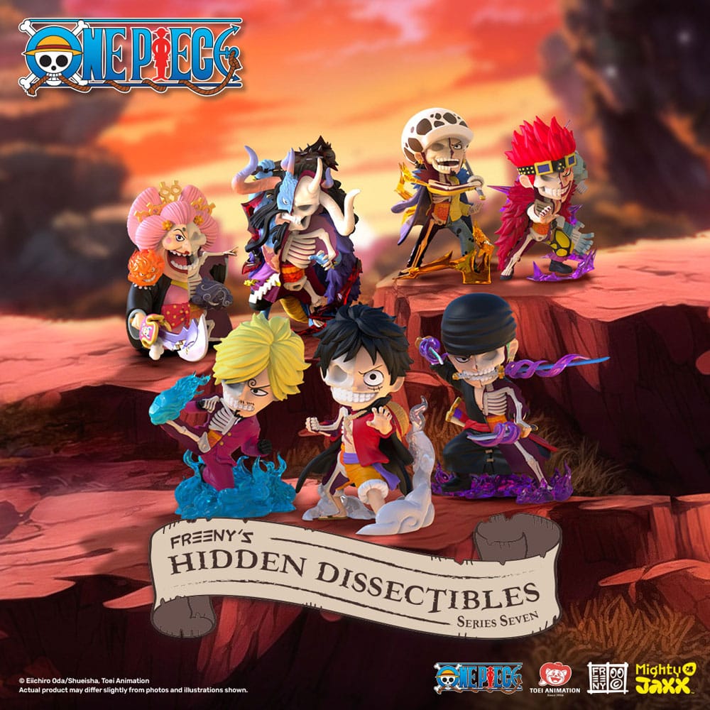One Piece - Blind Box Display (6) - Freeny's Hidden Dissectibles Wano 4 inch Vinyl – Bild 1