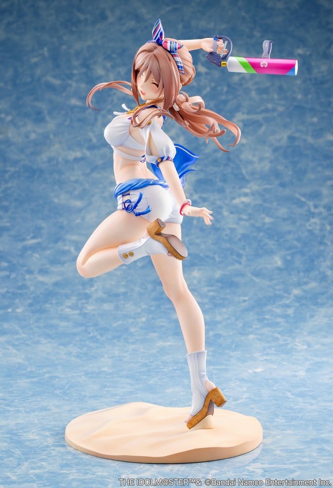 Idolmaster - The Idolmaster Gakuen PVC Figur 1/7 Himesaki Rinami Kimi to Semi Blue Ver. With Bonus – Bild 6