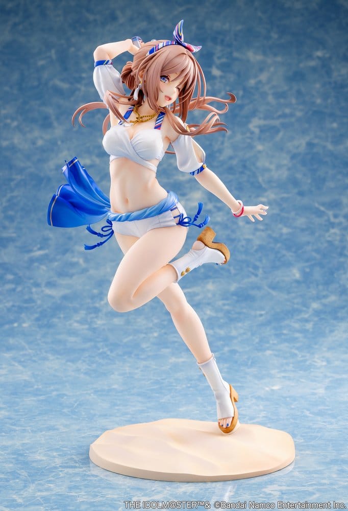 Idolmaster - The Idolmaster Gakuen PVC Figur 1/7 Himesaki Rinami Kimi to Semi Blue Ver. With Bonus – Bild 9