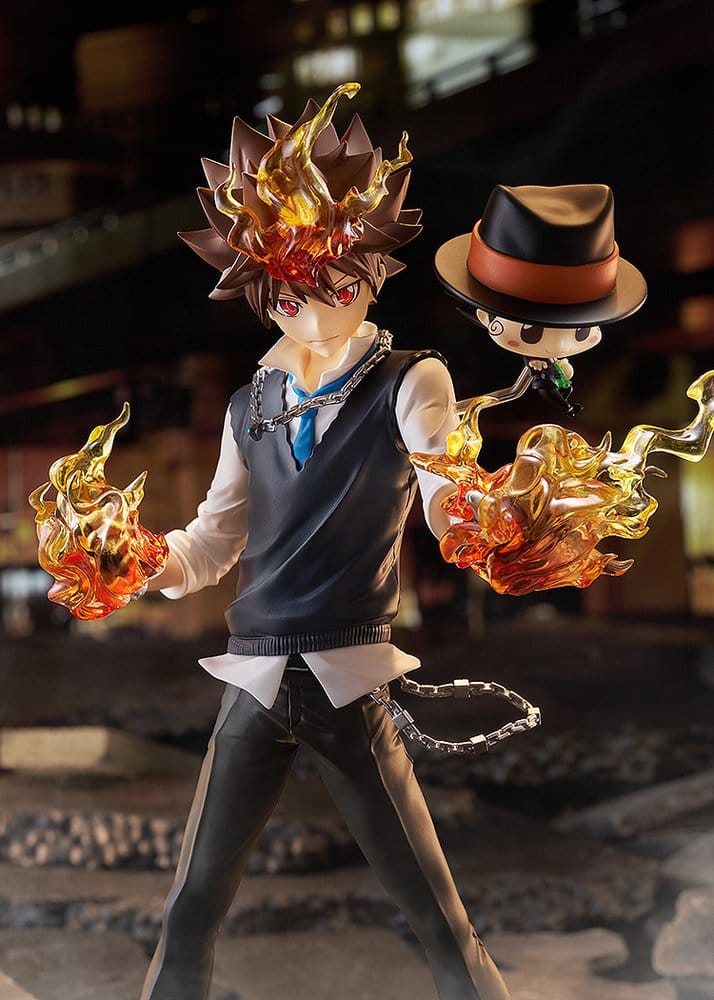 Reborn! - Katekyo Hitman Reborn Pop Up Parade SP PVC Figuren 2er-Pack Tsunayoshi Sawada & Reborn – Bild 5