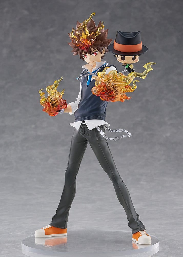 Reborn! - Katekyo Hitman Reborn Pop Up Parade SP PVC Figuren 2er-Pack Tsunayoshi Sawada & Reborn – Bild 6