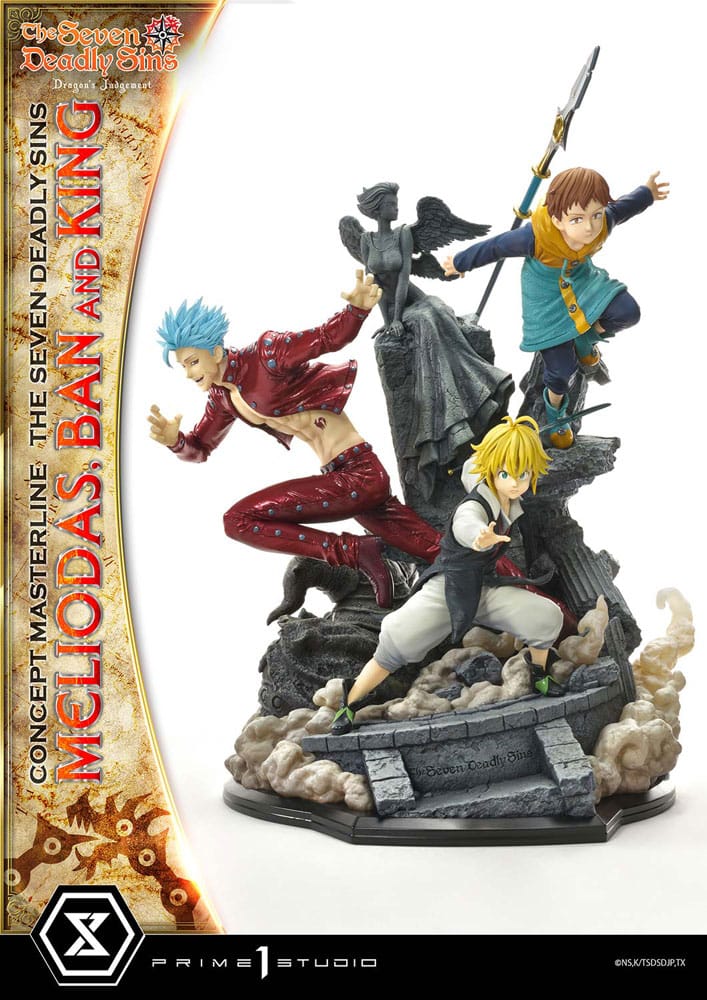 Seven Deadly Sins - Meliodas, Ban and King - Concept Masterline Series – Bild 1
