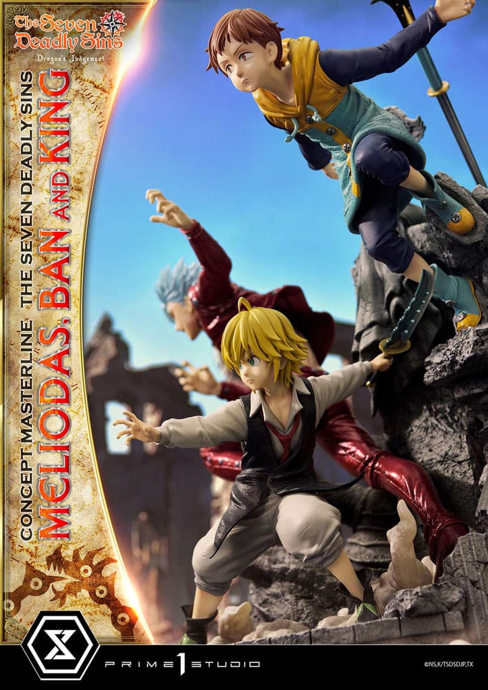 Seven Deadly Sins - Meliodas, Ban and King - Concept Masterline Series – Bild 18