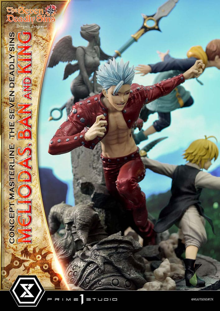 Seven Deadly Sins - Meliodas, Ban and King - Concept Masterline Series – Bild 20