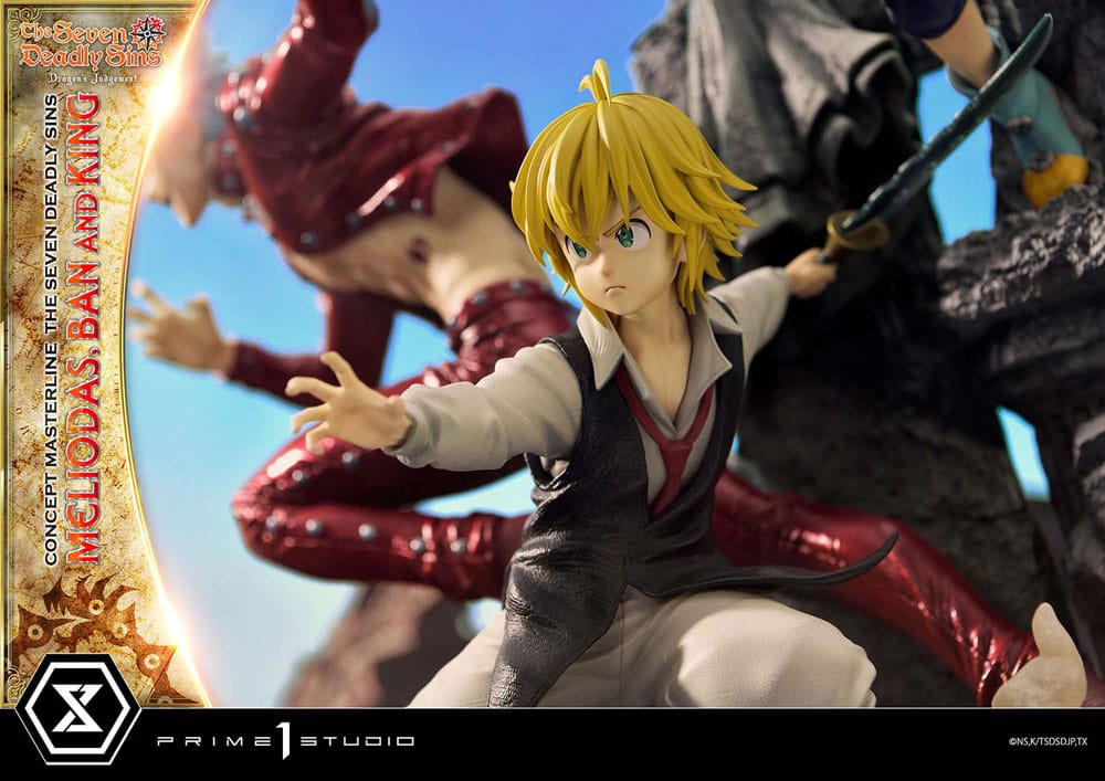 Seven Deadly Sins - Meliodas, Ban and King - Concept Masterline Series – Bild 4