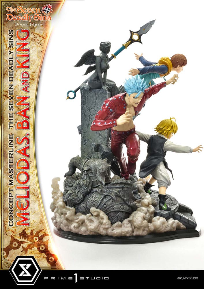 Seven Deadly Sins - Meliodas, Ban and King - Concept Masterline Series – Bild 8